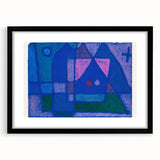 Modern Wall Art - A Little Room in Venice by Paul Klee - Blue Abstract Decor