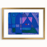 Modern Wall Art - A Little Room in Venice by Paul Klee - Blue Abstract Decor