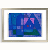Modern Wall Art - A Little Room in Venice by Paul Klee - Blue Abstract Decor