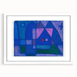 Modern Wall Art - A Little Room in Venice by Paul Klee - Blue Abstract Decor