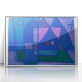 Modern Wall Art - A Little Room in Venice by Paul Klee - Blue Abstract Decor