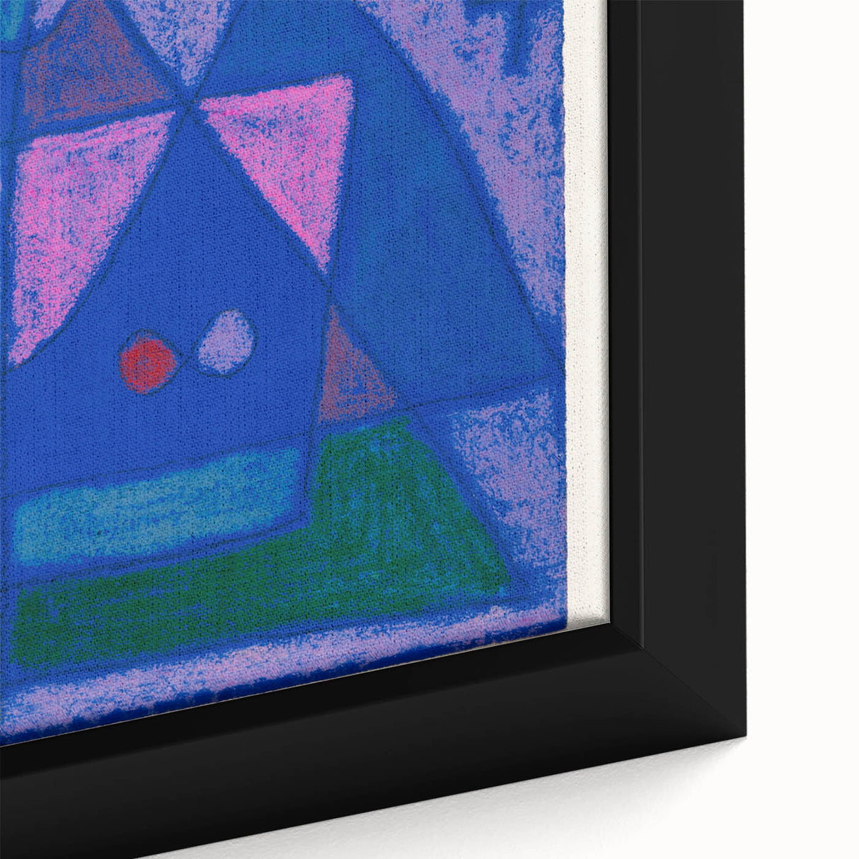Modern Wall Art - A Little Room in Venice by Paul Klee - Blue Abstract Decor