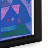 Modern Wall Art - A Little Room in Venice by Paul Klee - Blue Abstract Decor