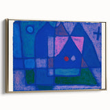 Modern Wall Art - A Little Room in Venice by Paul Klee - Blue Abstract Decor