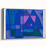 Modern Wall Art - A Little Room in Venice by Paul Klee - Blue Abstract Decor