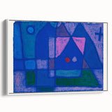 Modern Wall Art - A Little Room in Venice by Paul Klee - Blue Abstract Decor