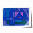Modern Wall Art - A Little Room in Venice by Paul Klee - Blue Abstract Decor