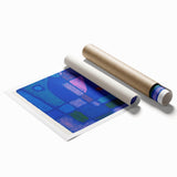 Modern Wall Art - A Little Room in Venice by Paul Klee - Blue Abstract Decor