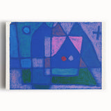 Modern Wall Art - A Little Room in Venice by Paul Klee - Blue Abstract Decor