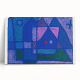 Modern Wall Art - A Little Room in Venice by Paul Klee - Blue Abstract Decor
