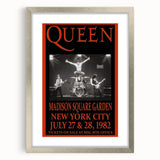 Queen 1982 Madison Square Garden Concert Poster - Flash