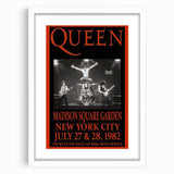 Queen 1982 Madison Square Garden Concert Poster - Flash