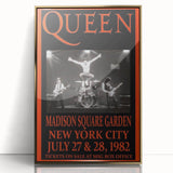 Queen 1982 Madison Square Garden Concert Poster - Flash