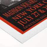 Queen 1982 Madison Square Garden Concert Poster - Flash