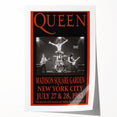 Queen 1982 Madison Square Garden Concert Poster - Flash