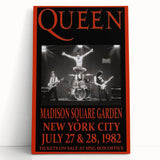 Queen 1982 Madison Square Garden Concert Poster - Flash