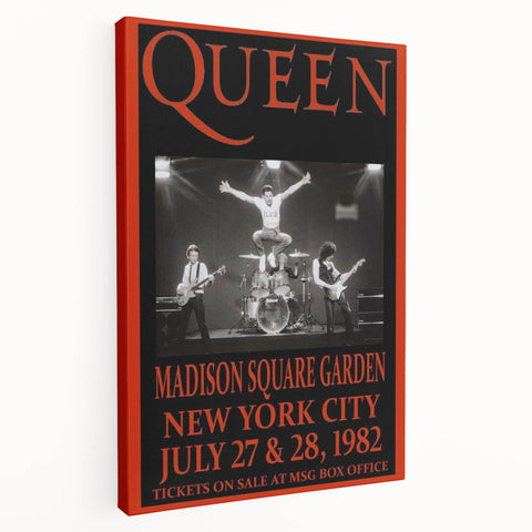 Queen 1982 Madison Square Garden Concert Poster - Flash