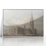 North-East View of Grantham Church - Romanticism Canvas Print