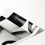 Surreal Black and White Abstract Portrait Wall Art – Framed & Canvas