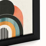 Acrylic Dining Room Artwork - Retro Geometric Arch Wall Art