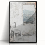 Framed abstract architecture wall art showcasing sleek black acrylic design, perfect for modern decor. Ideal for adding a contemporary touch to any space.