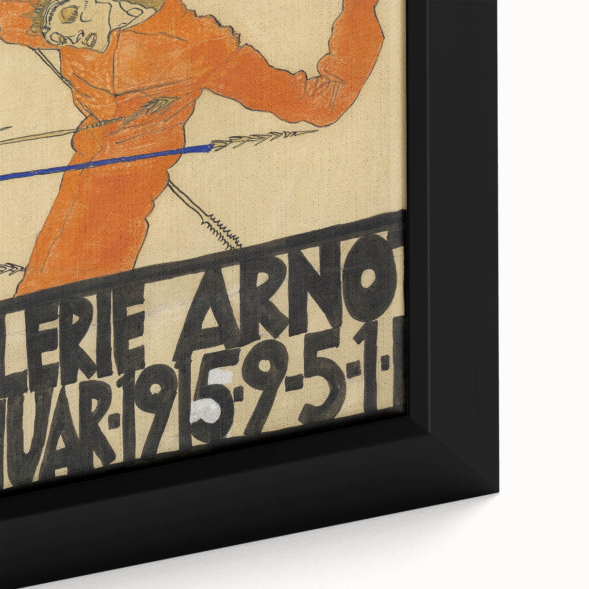 Bold Art Deco Wall Art - Egon Schiele Galerie Arnolt 1915 Print
