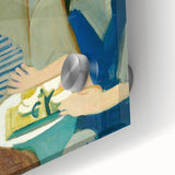 Expressionist Cafe Scene – Vibrant Abstract Cafe Wall Art by Kirchner