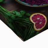 Large art of a black and white landscape painting on stretched canvas, ideal for bedroom wall decor.