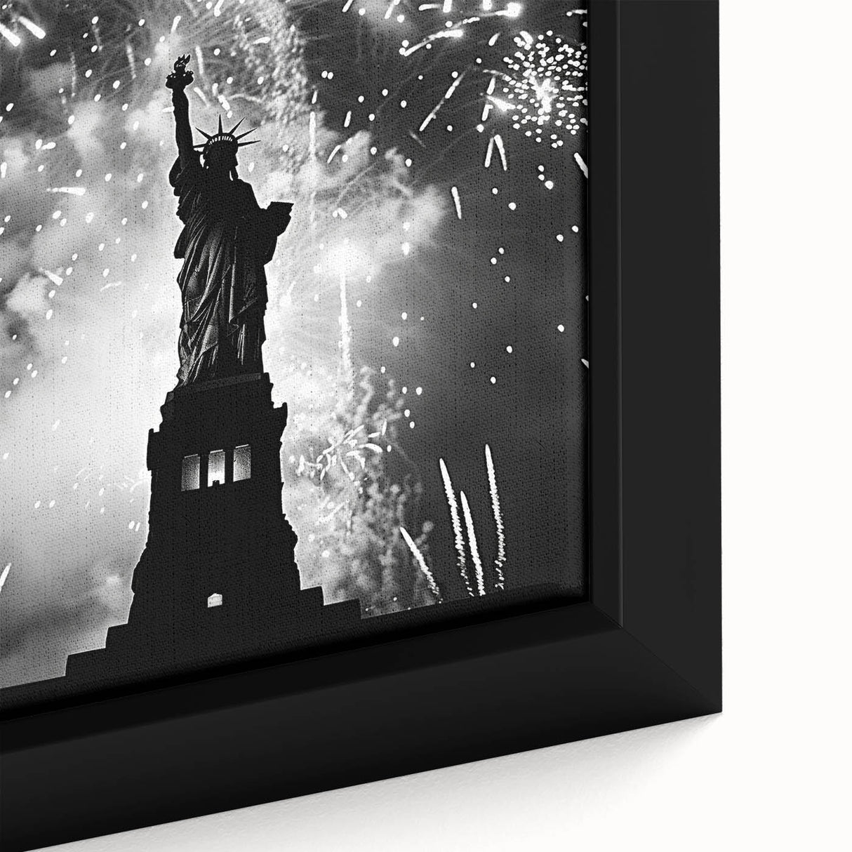 Statue of Liberty Fireworks - 4th of July Wall Art Photography
