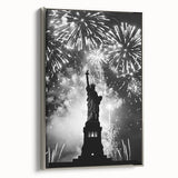 Statue of Liberty Fireworks - 4th of July Wall Art Photography