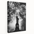 Statue of Liberty Fireworks - 4th of July Wall Art Photography