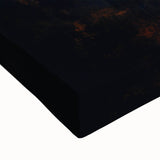 Haunted Castle Halloween Wall Art - Gothic Spooky Oil Painting