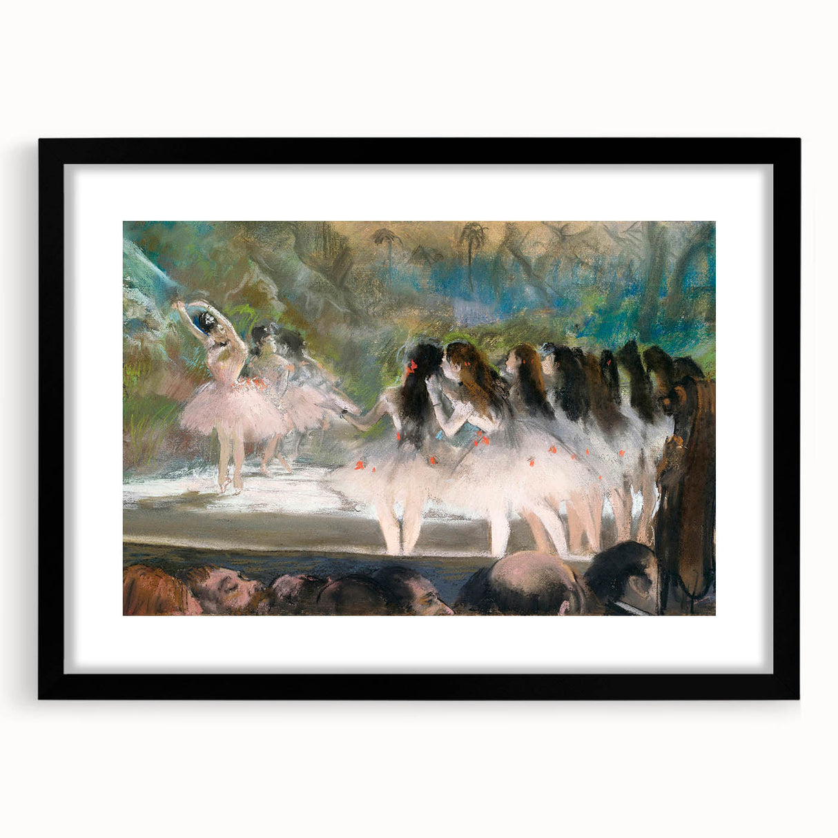 Impressionist Ballet Wall Art - Degas Paris Opera Dancers, Framed Print