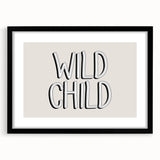 Wild Child Boys Room Wall Art – Kids Wall Art Prints for Playroom