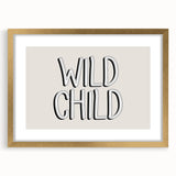 Wild Child Boys Room Wall Art – Kids Wall Art Prints for Playroom