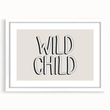Wild Child Boys Room Wall Art – Kids Wall Art Prints for Playroom