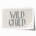 Wild Child Boys Room Wall Art – Kids Wall Art Prints for Playroom