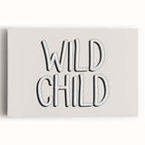 Wild Child Boys Room Wall Art – Kids Wall Art Prints for Playroom