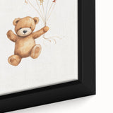 Floating Teddy Bear Nursery Wall Art – Baby Room Decor Prints