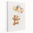 Floating Teddy Bear Nursery Wall Art – Baby Room Decor Prints