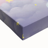 Nursery Wall Art - Cute Star & Cloud Pastel Kids Room Print