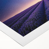 Vibrant rolled canvas showcasing a serene landscape with lush green fields and a clear blue sky, designed for home decor and artistic displays. Perfect for nature enthusiasts.