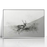 Framed acrylic landscape wall art featuring vibrant colors and intricate details, showcasing a serene natural scene in a sleek white frame, ideal for home decor.