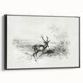Framed black canvas featuring a stunning landscape design, showcasing vibrant colors and intricate details, perfect for modern home decor and art enthusiasts.