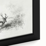 Close-up of a framed canvas showcasing a vibrant landscape design with rich colors, intricate details, and a modern aesthetic, perfect for home decor.