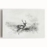 Stretched canvas artwork depicting a vibrant landscape featuring rolling hills and a sunset, showcasing rich colors of orange, purple, and green, perfect for home decor.