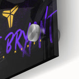 Urban Chic Pop Art Wall Art – Bold Black, Purple, and Yellow Canvas