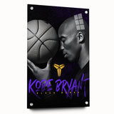 Urban Chic Pop Art Wall Art – Bold Black, Purple, and Yellow Canvas