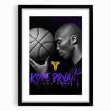 Urban Chic Pop Art Wall Art – Bold Black, Purple, and Yellow Canvas