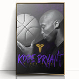 Urban Chic Pop Art Wall Art – Bold Black, Purple, and Yellow Canvas